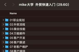 Mike大学外贸快速入门课程