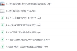 外贸全网营销实战课程-外贸跨境电商教程