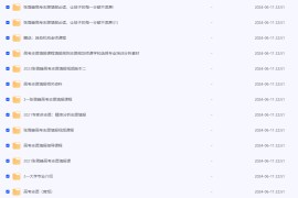 张雪峰高考志愿填报合集